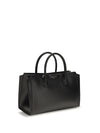 small antigona catchall glossy grained leather handbag