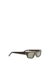 tortoiseshell sunglasses with side logo