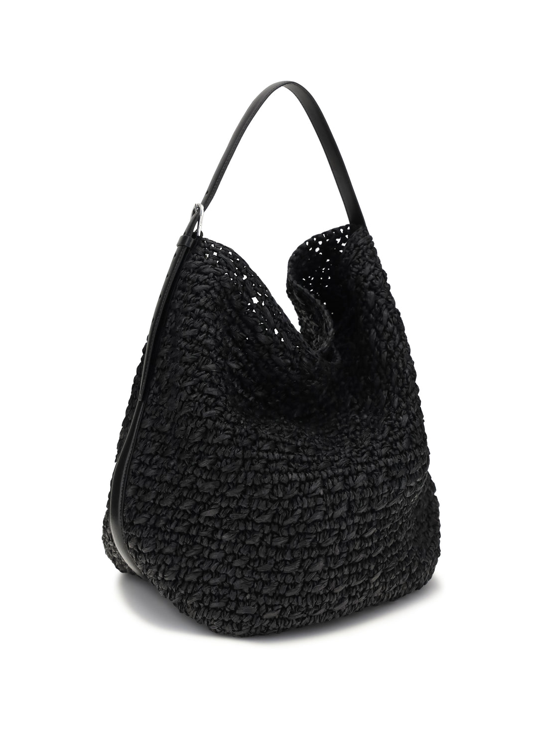TOTEME OS paper raffia tote shoulder bag