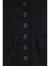 stretch wool single breasted jacket