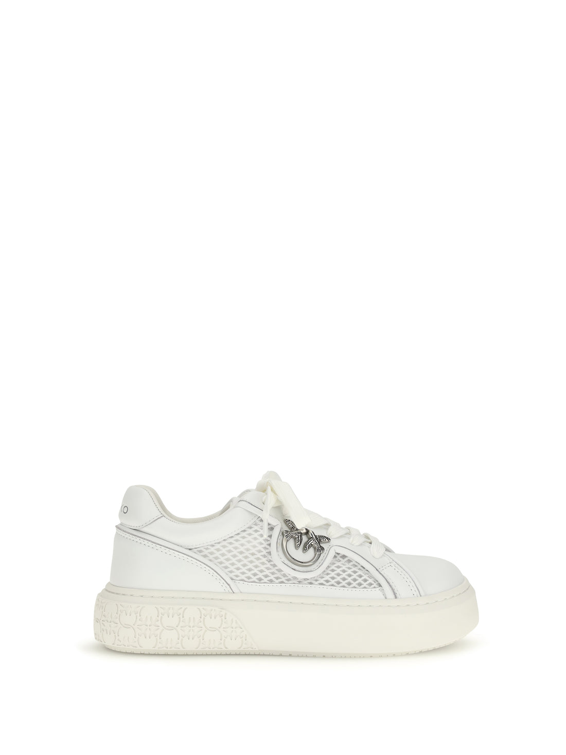 PINKO 36 yoko leather sneakers