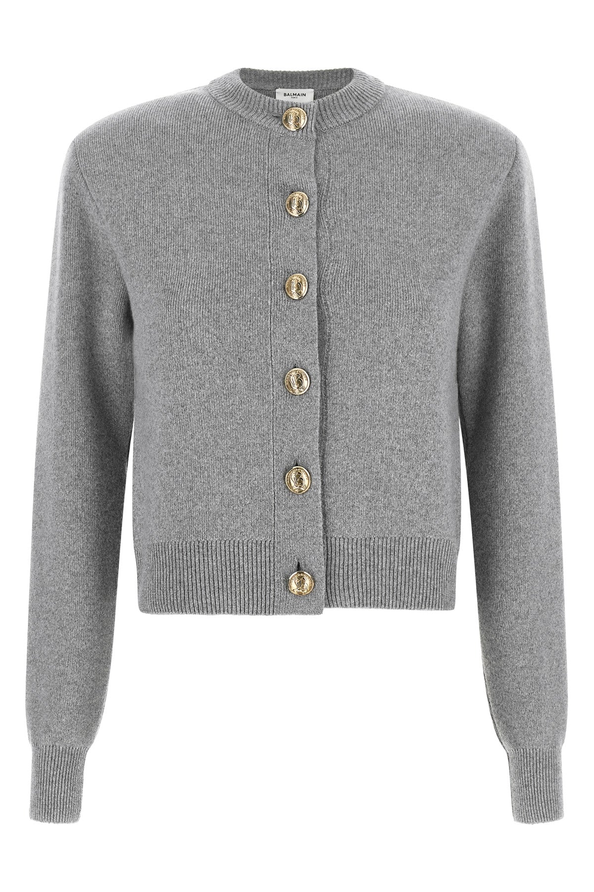 the balmain cardigan in cashmere cardigan defines a rigorous approach to luxury
