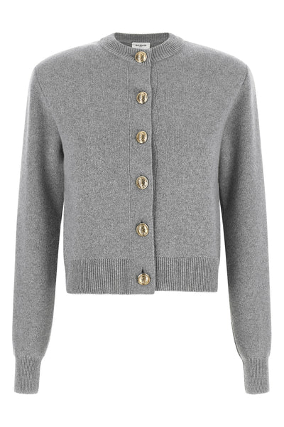 the balmain cardigan in cashmere cardigan defines a rigorous approach to luxury