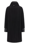 cotton wool and viscose blend coat