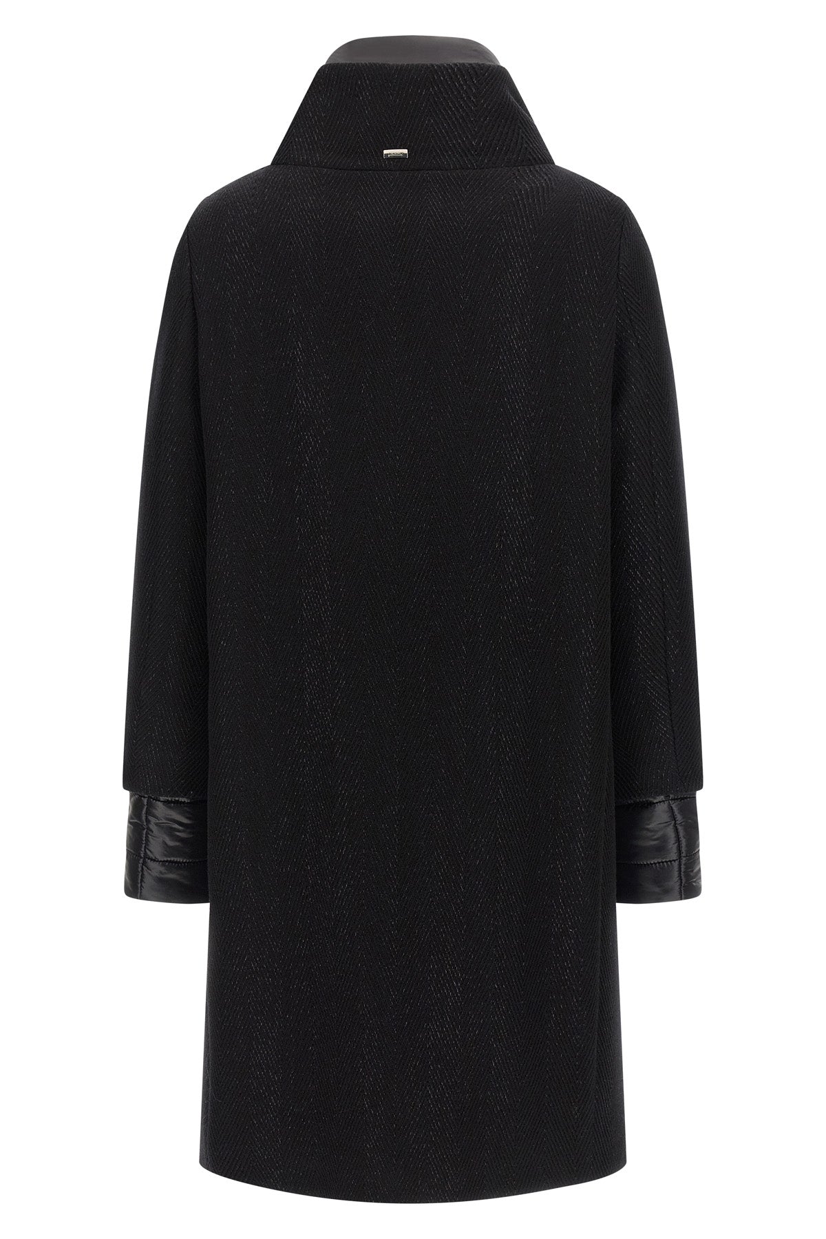 cotton wool and viscose blend coat