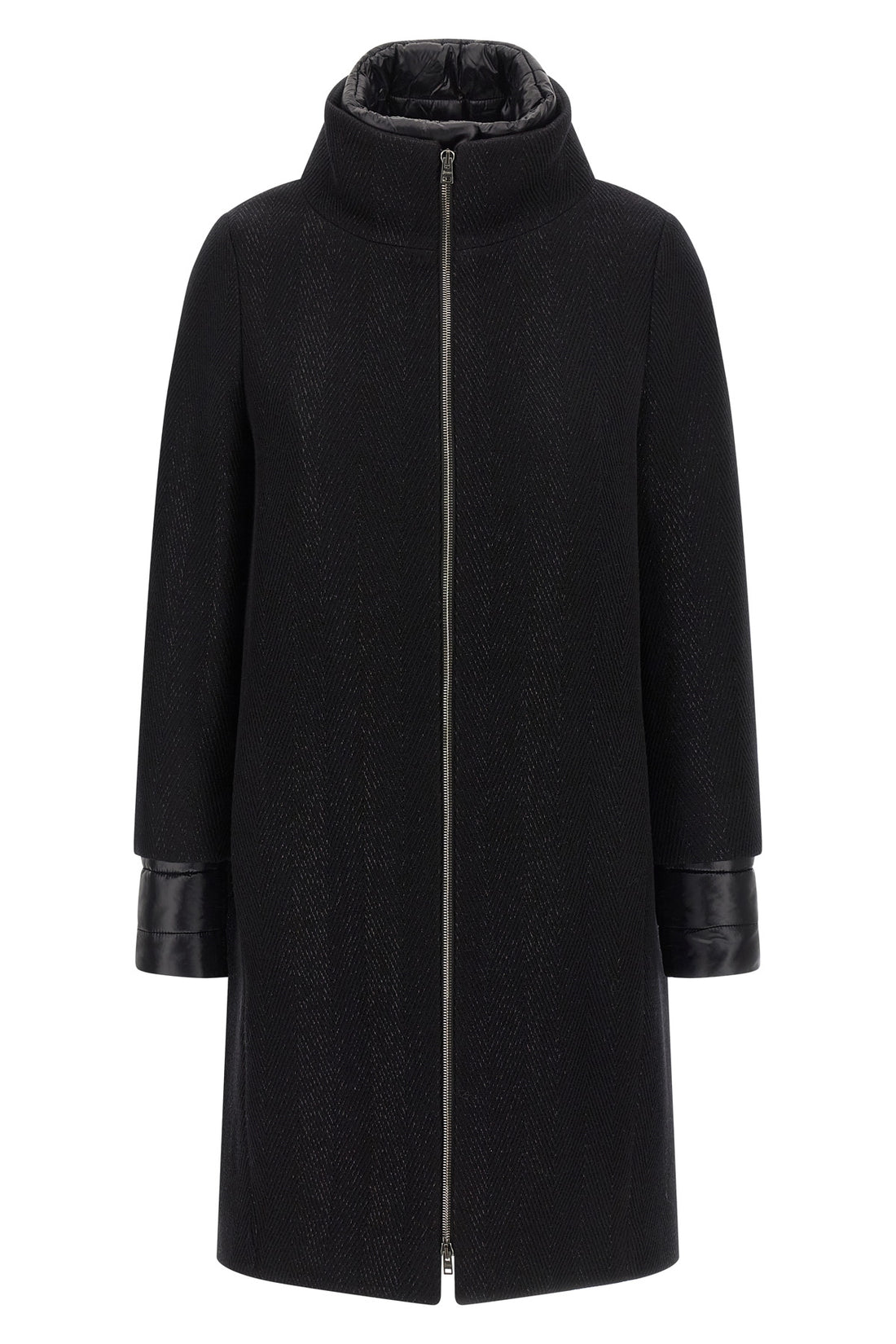 HERNO 46 cotton wool and viscose blend coat