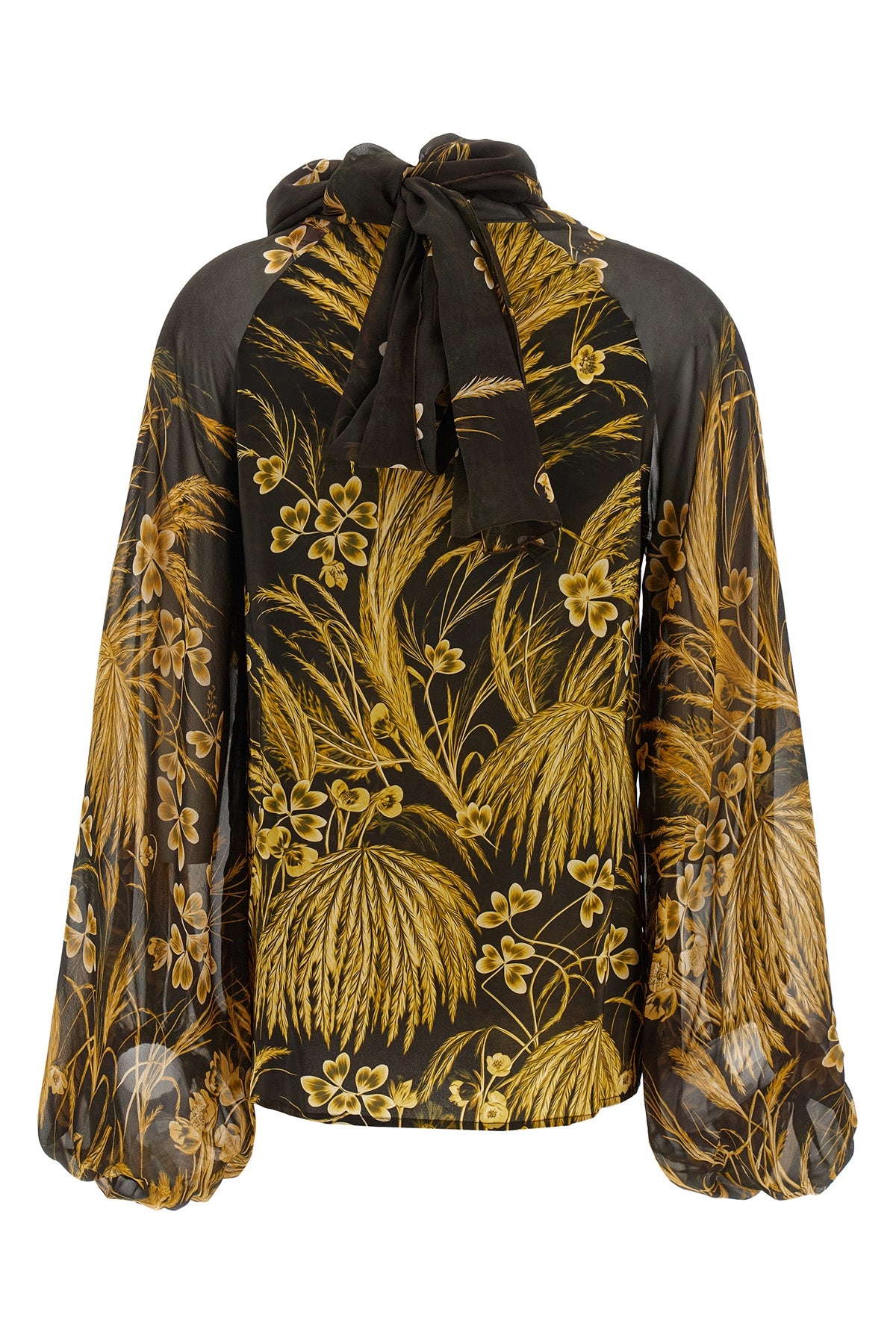 polimnia blouse in light silk blend and viscose