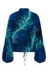 all over corals archilo crêpe de chine silk shirt