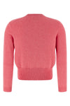 newton cardigan in cotton and wool blend mélange
