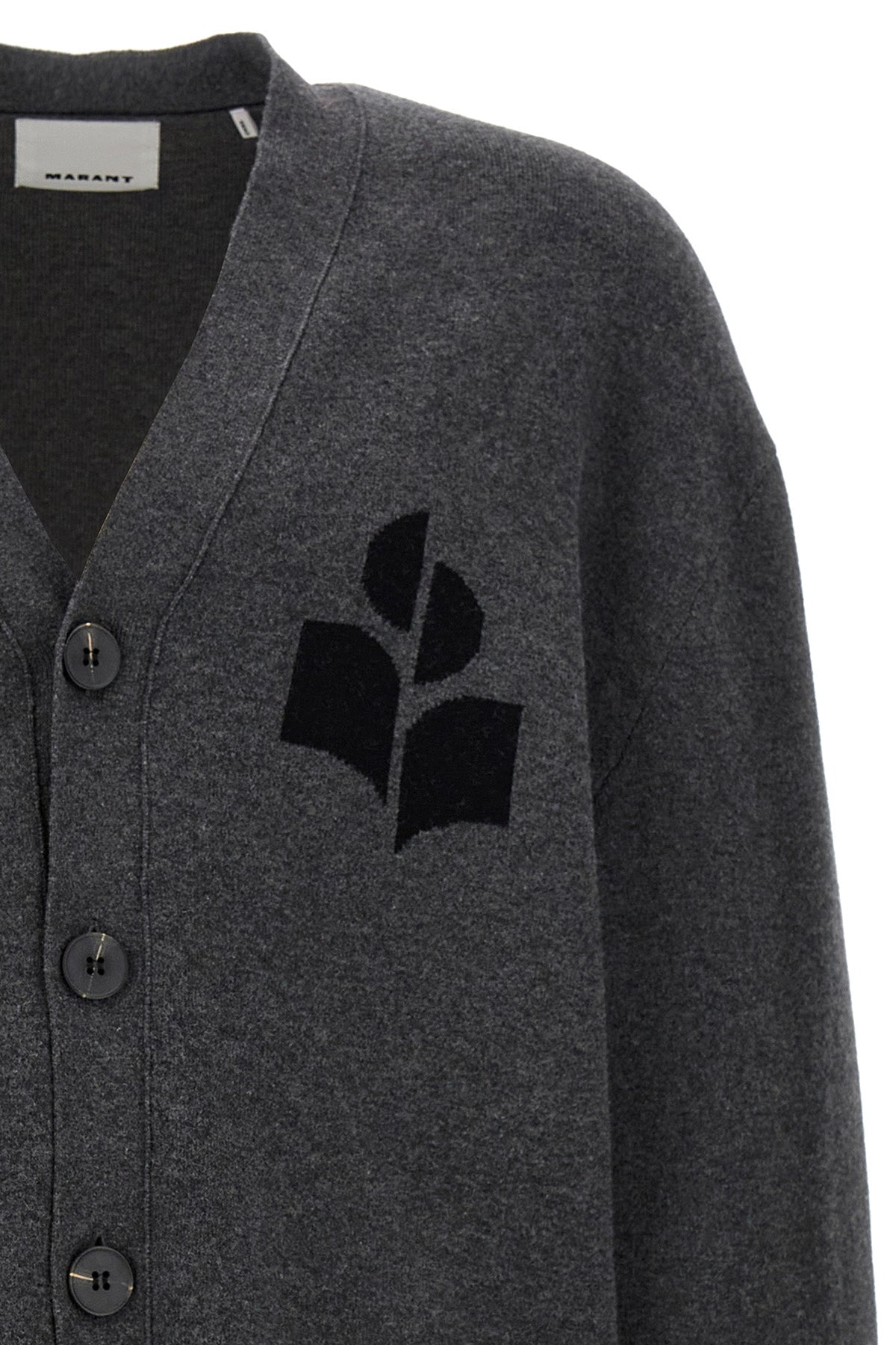 curtis cotton and wool blend cardigan