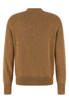 karina mélange cotton and wool blend cardigan