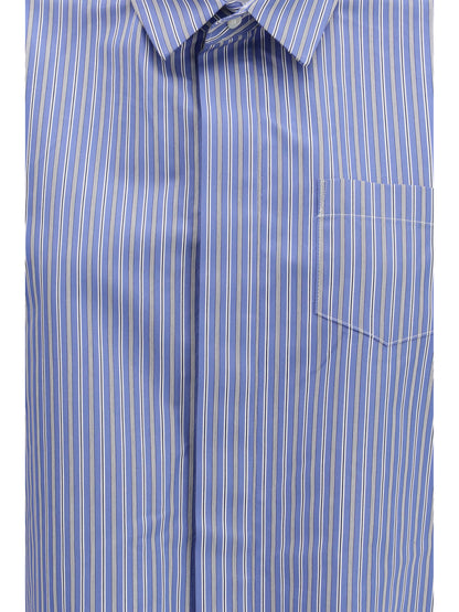 SACAI 1 cropped cotton shirt