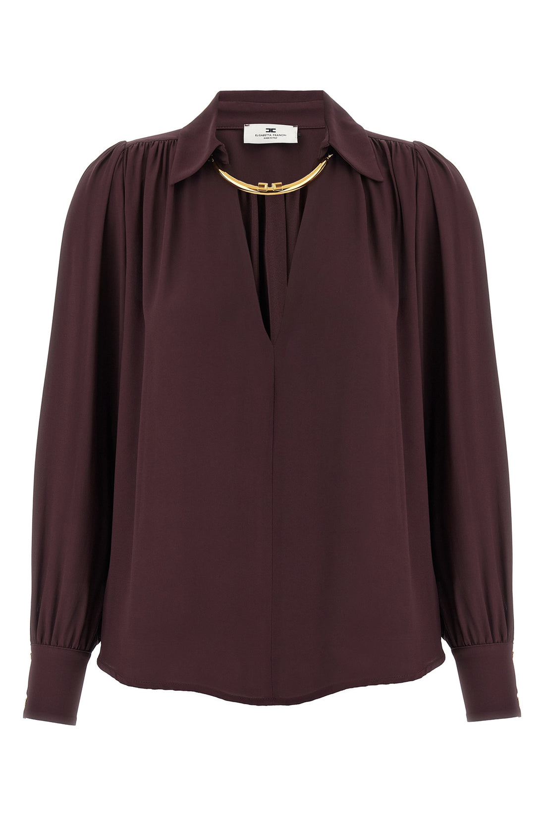ELISABETTA FRANCHI 40 viscose georgette shirt