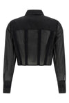 semi-transparent light cotton shirt