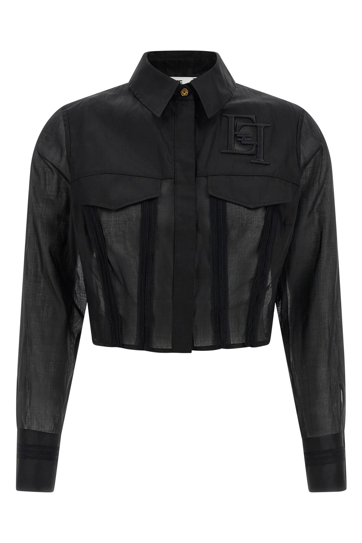 semi-transparent light cotton shirt