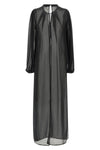 the long elisabetta franchi shirt defines a fluid and elongated silhouette throu