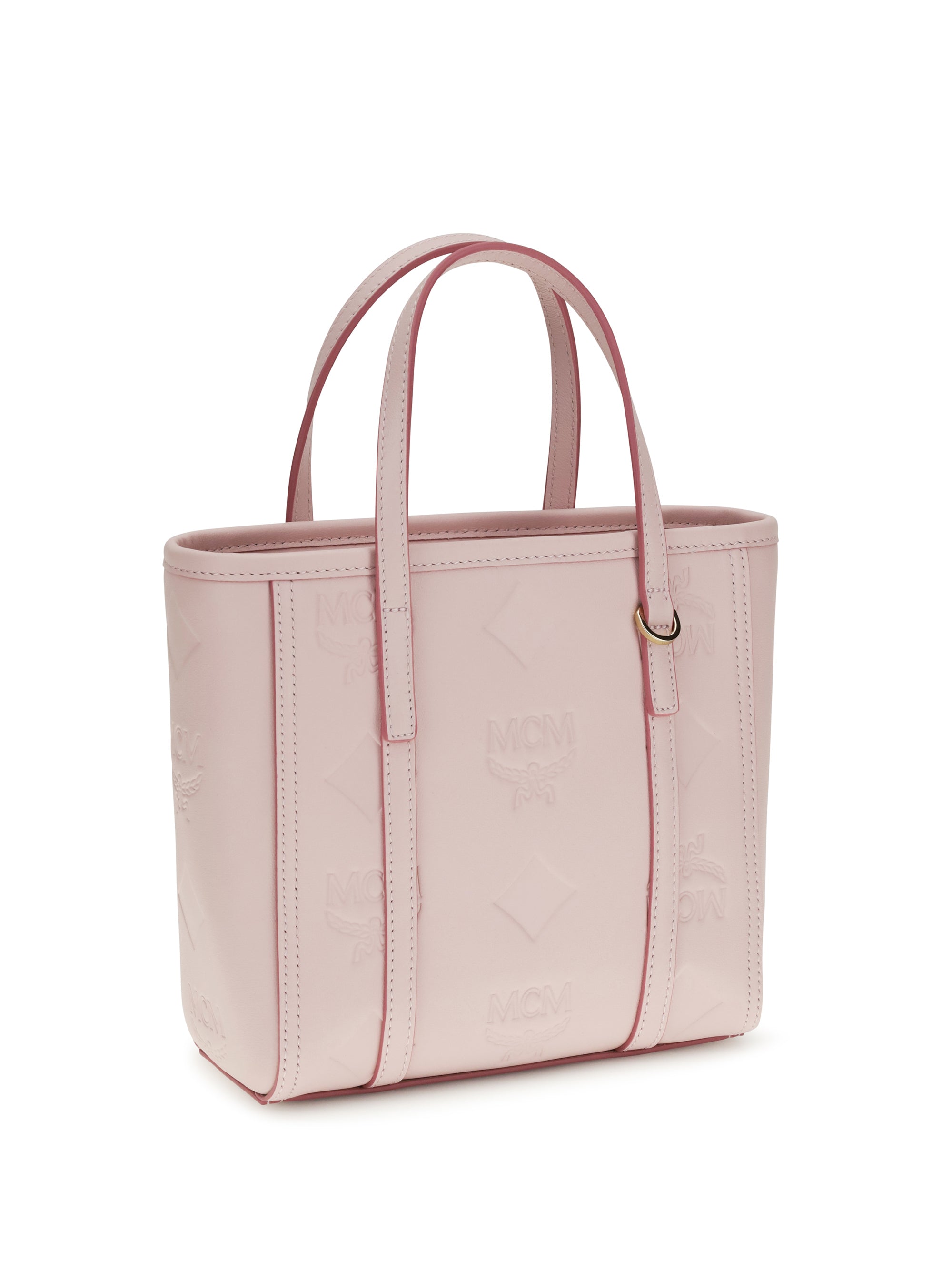 toni small tote bag with embossed maxi visetos motif