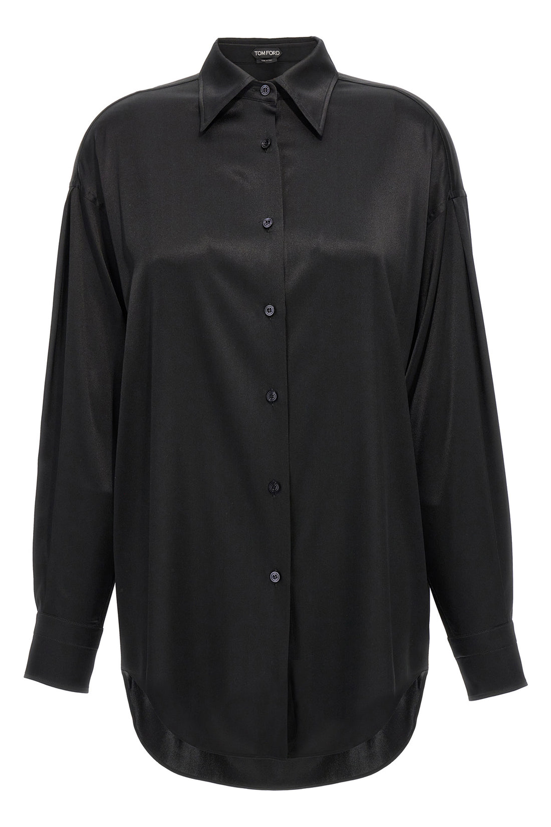 TOM FORD 44 shiny silk satin shirt