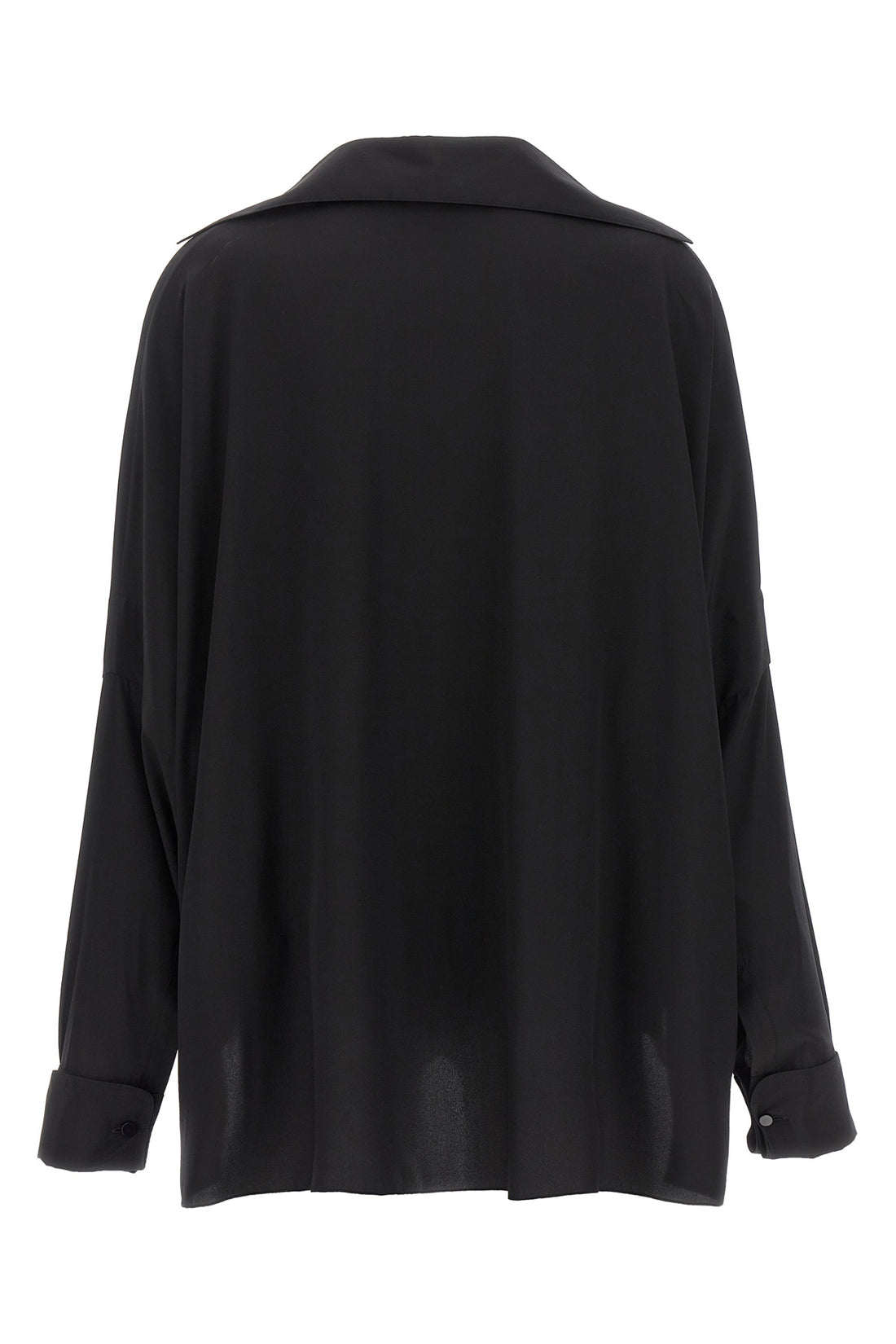 TOM FORD 36 oversize crepe de chine stretch silk shirt
