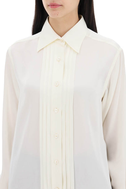 silk charmeuse blouse shirt