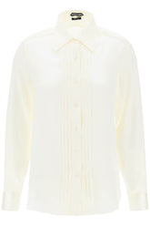 silk charmeuse blouse shirt