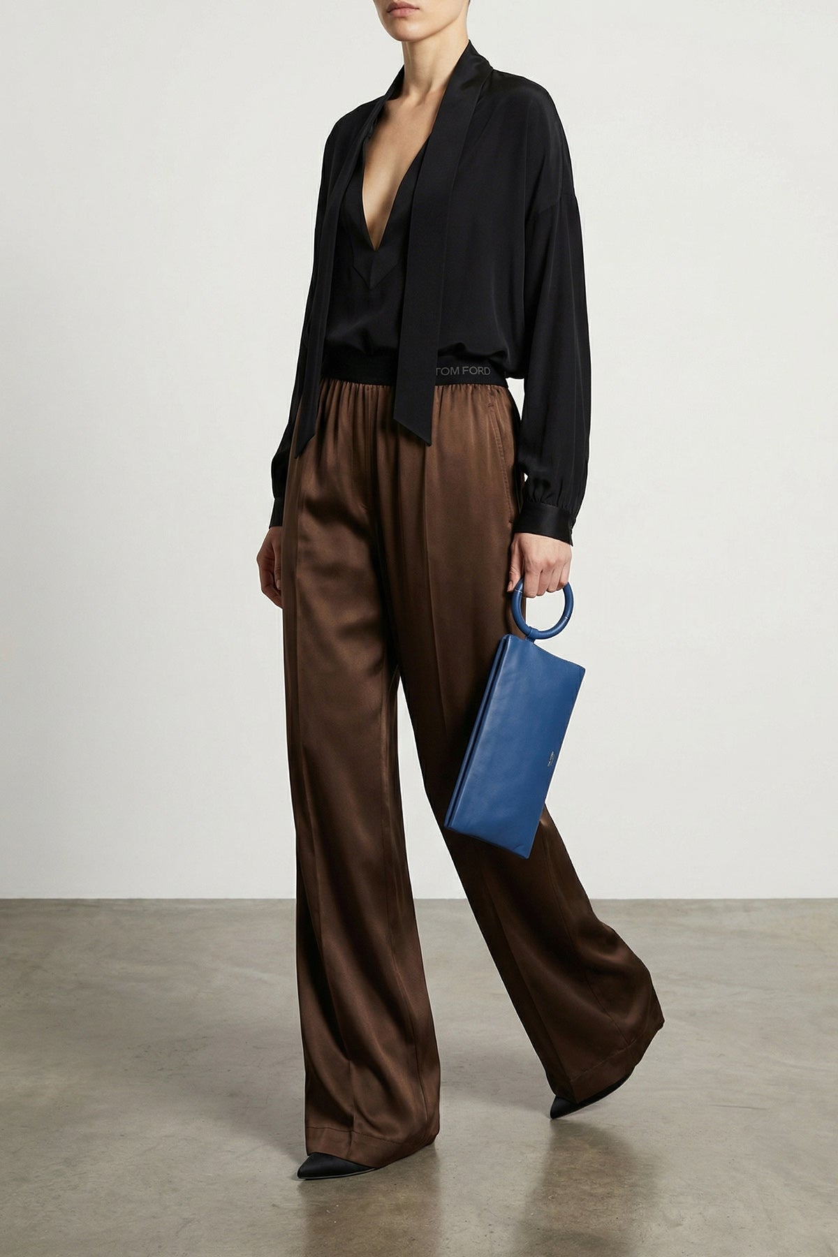 washed silk georgette blouse