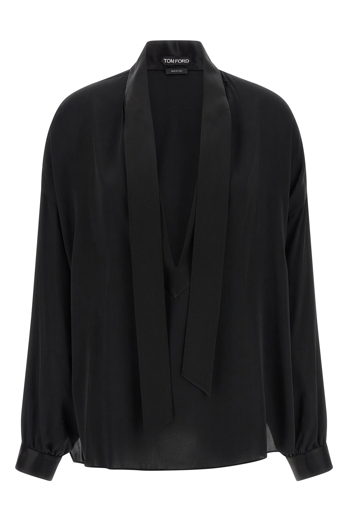 washed silk georgette blouse