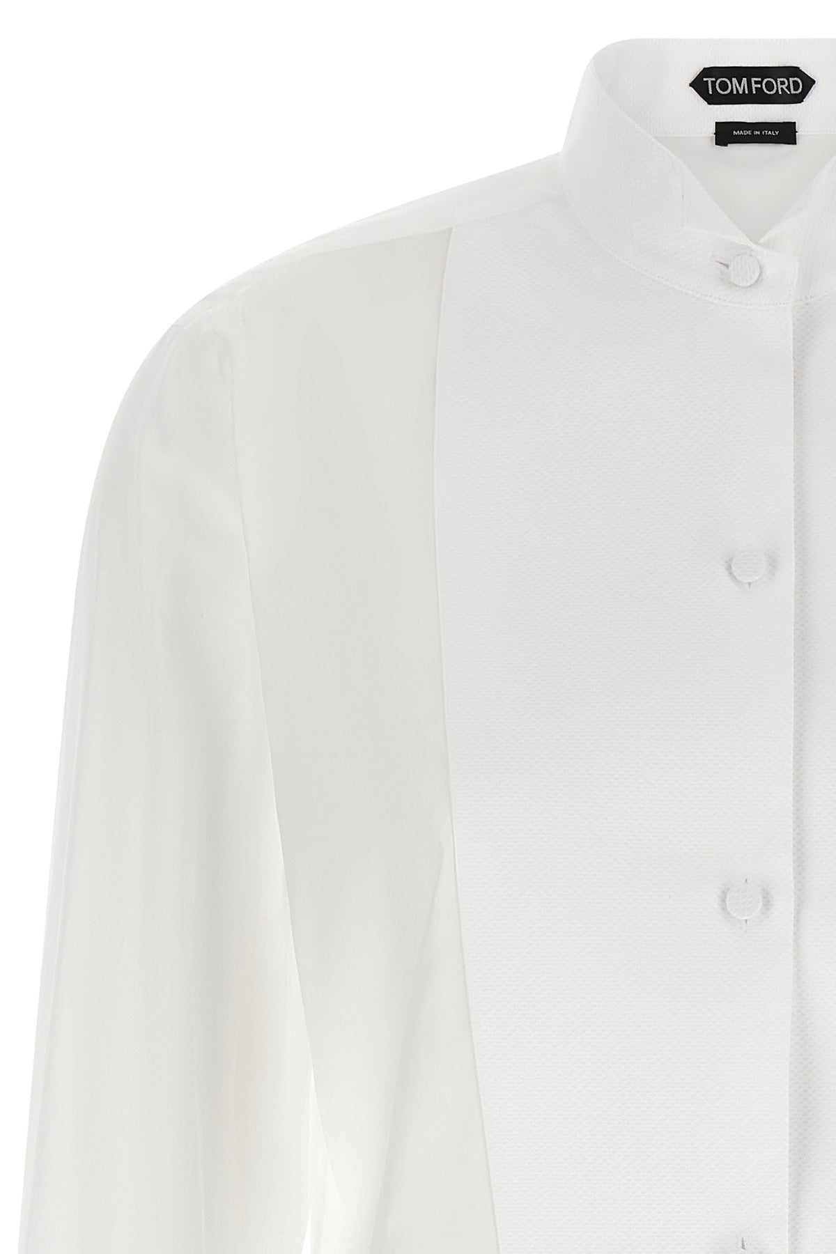 the tuxedo shirt by tom ford reinterprets the codes of formal tailoring through