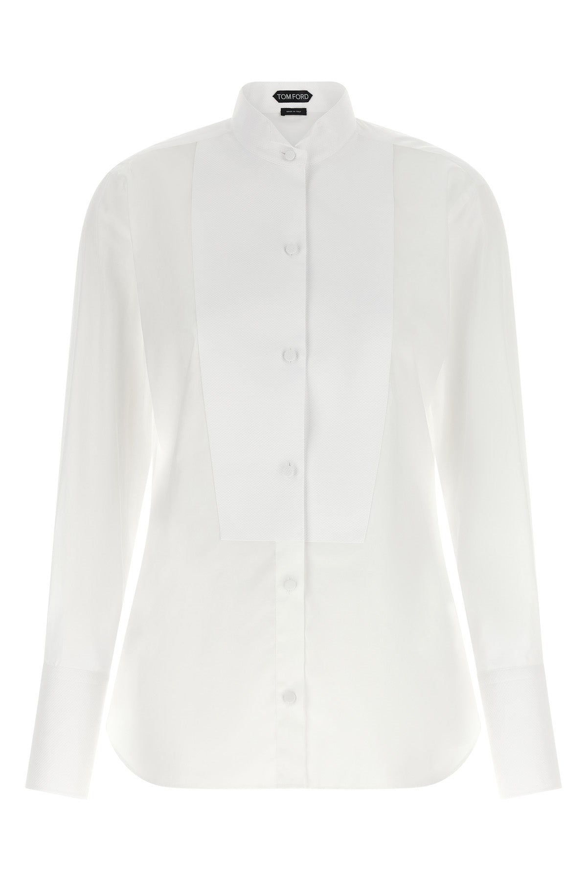 the tuxedo shirt by tom ford reinterprets the codes of formal tailoring through
