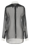 the tom ford shirt in pure silk chiffon stands out for a sartorial construction
