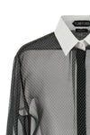 the tom ford shirt in pure silk chiffon stands out for a sartorial construction