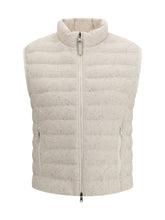 BRUNELLO CUCINELLI 40 cotton padded vest with sequins 