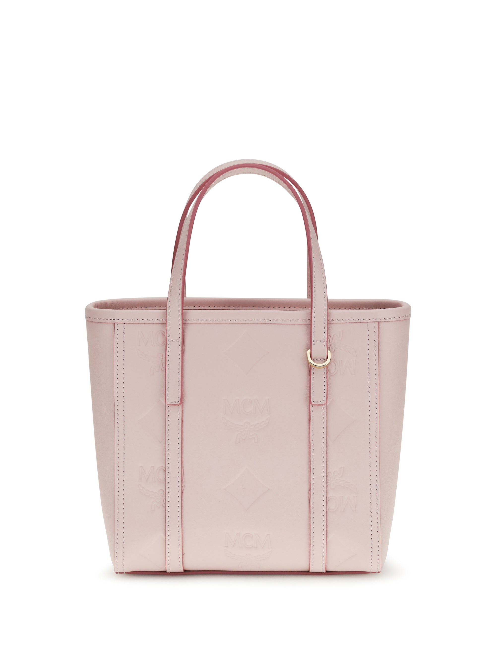 toni small tote bag with embossed maxi visetos motif
