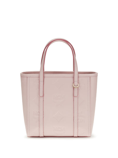 toni small tote bag with embossed maxi visetos motif