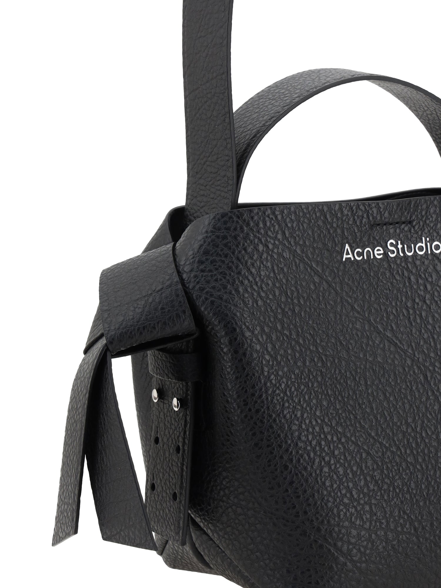 ACNE STUDIOS OS mini shoulder bag with musubi knot