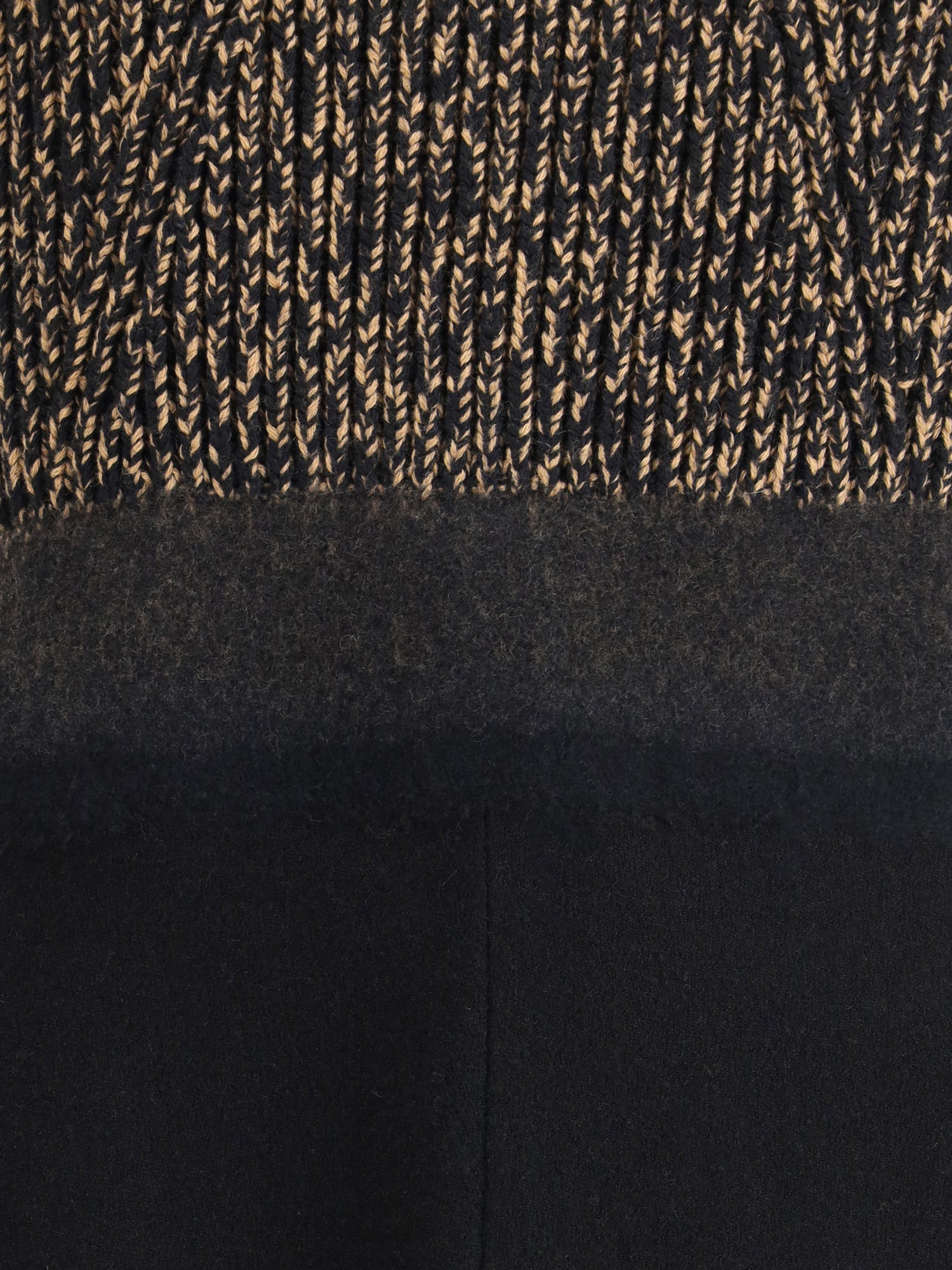 PRADA 42 shetland wool and cashmere dress