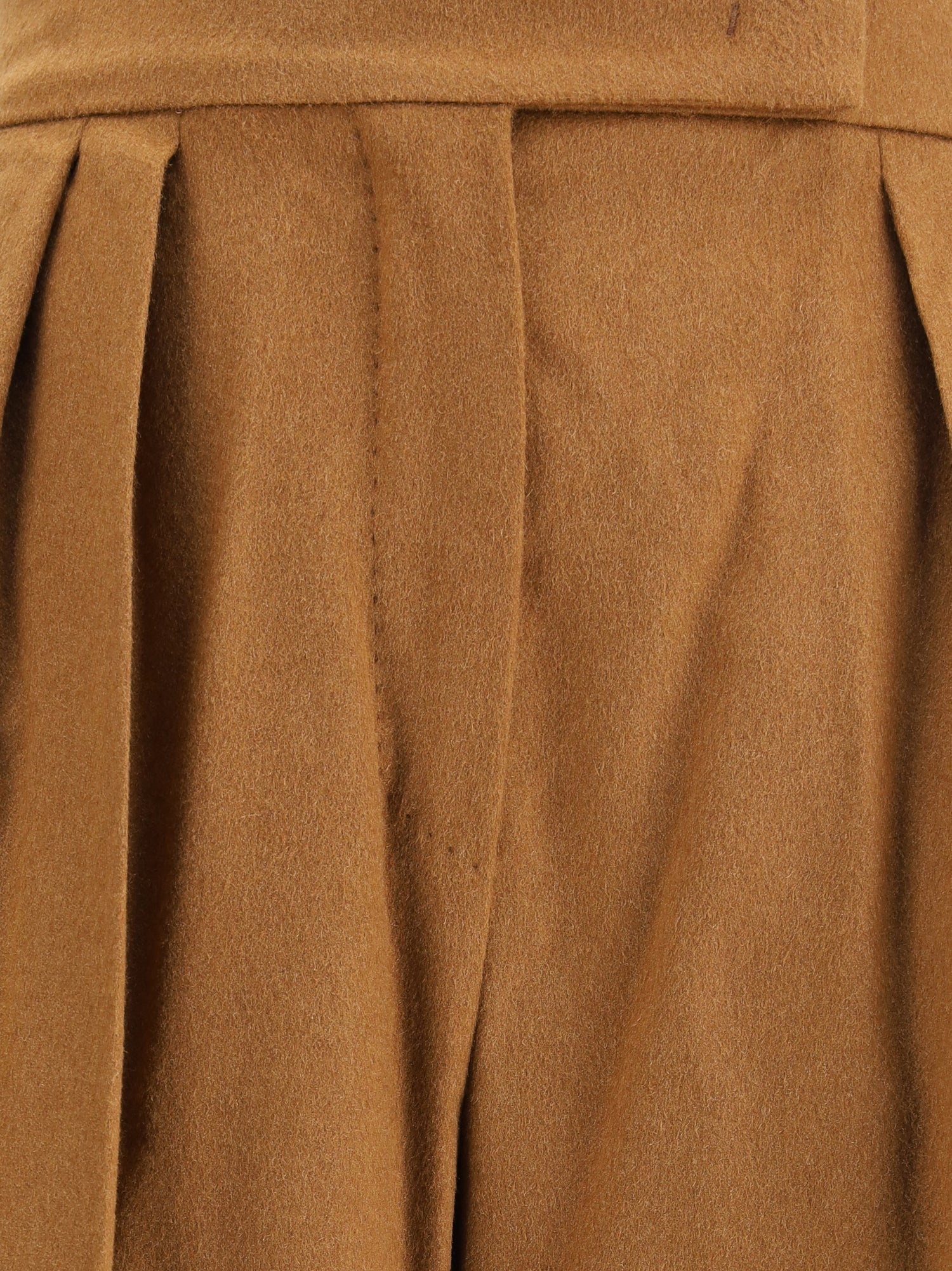 MAX MARA 40 wide camel drap pants