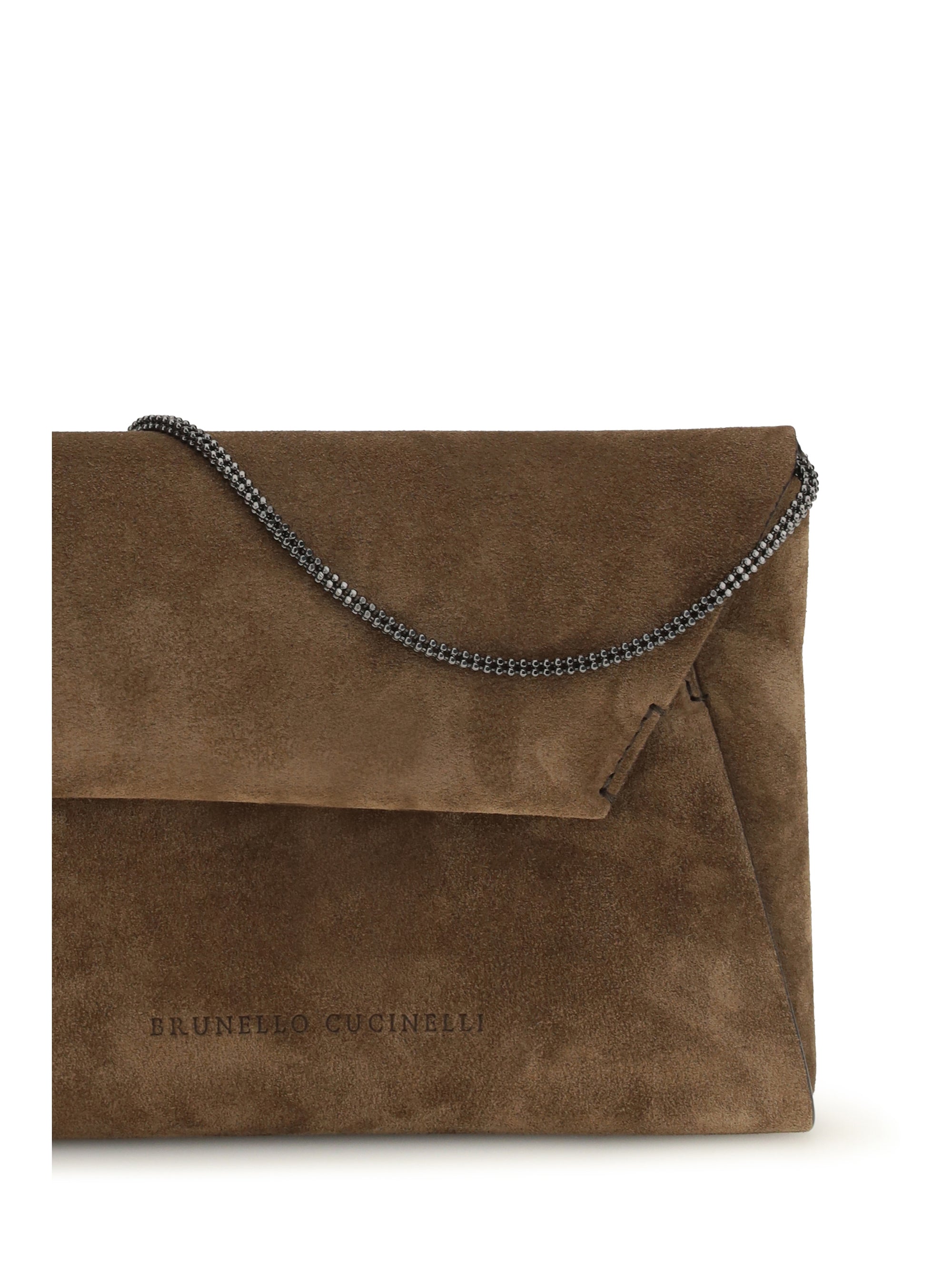 bc duo suede clutch bag