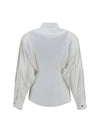 embroidered cotton poplin shirt