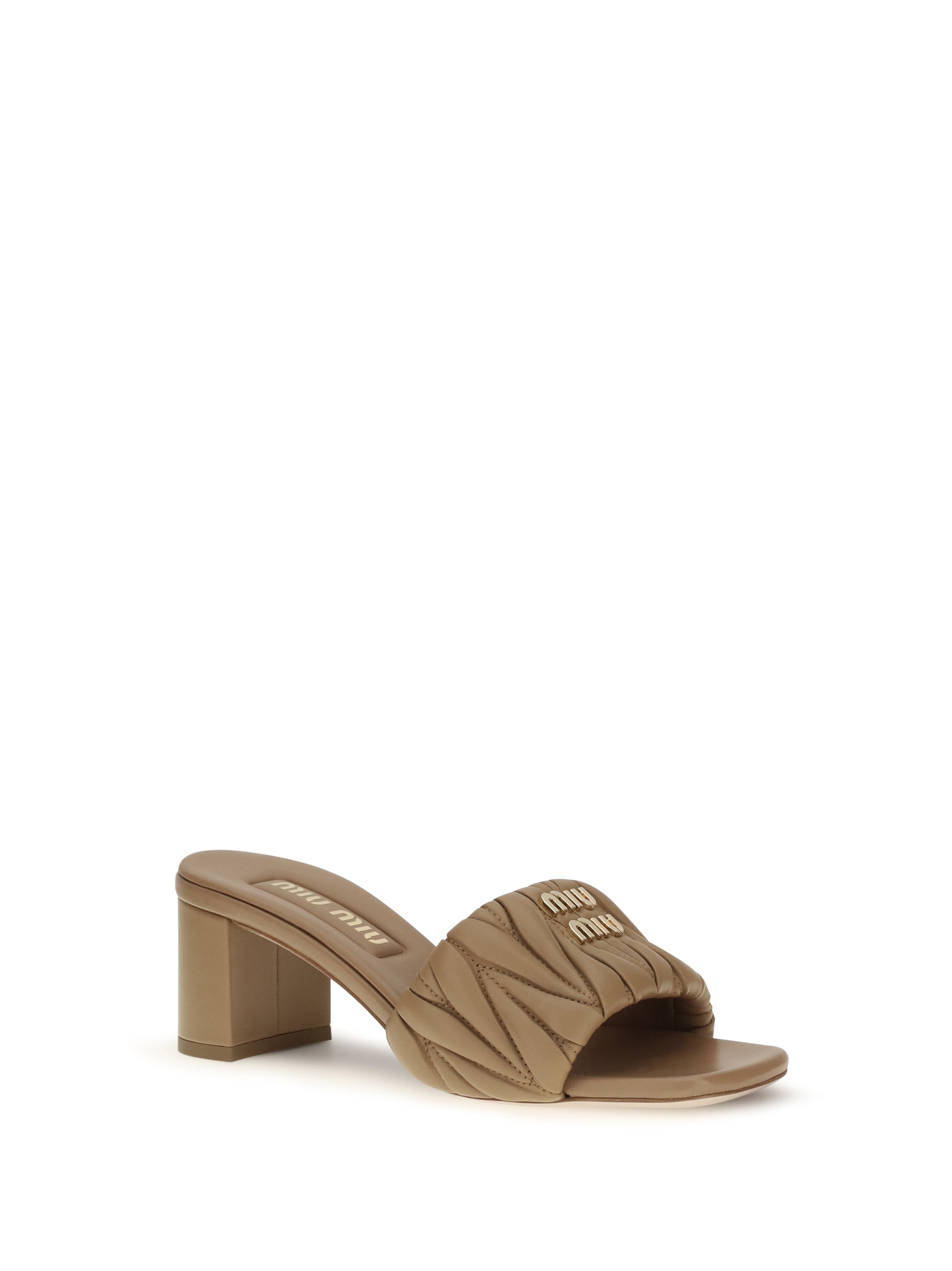 logoed sandals