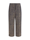 chevron jacquard viscose pants