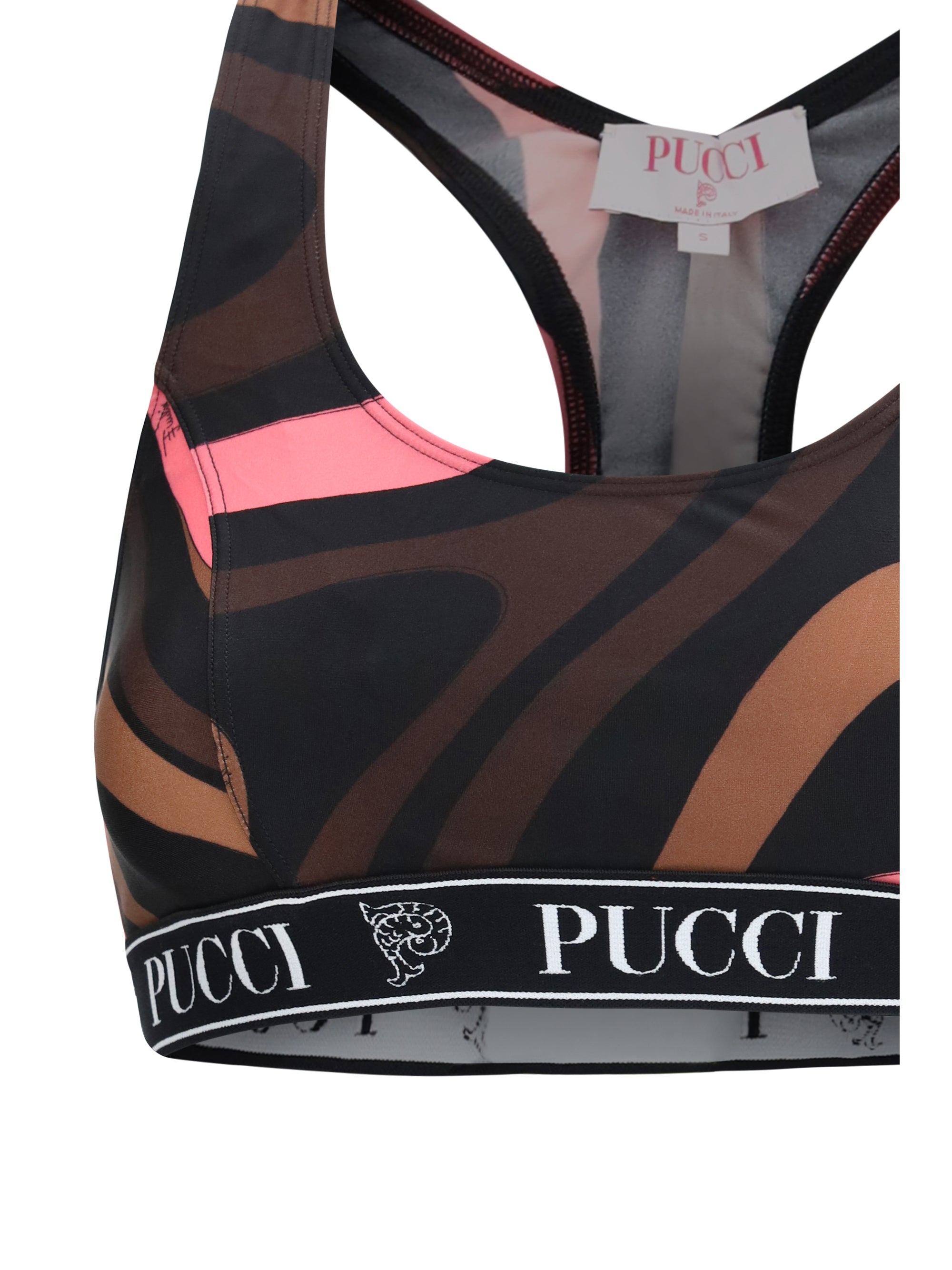 marmo print sports top