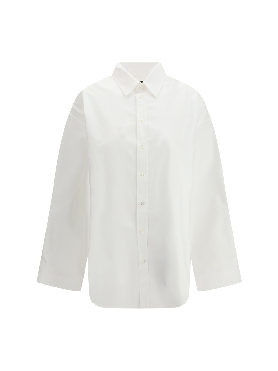 BALENCIAGA 36 lace-up cotton shirt