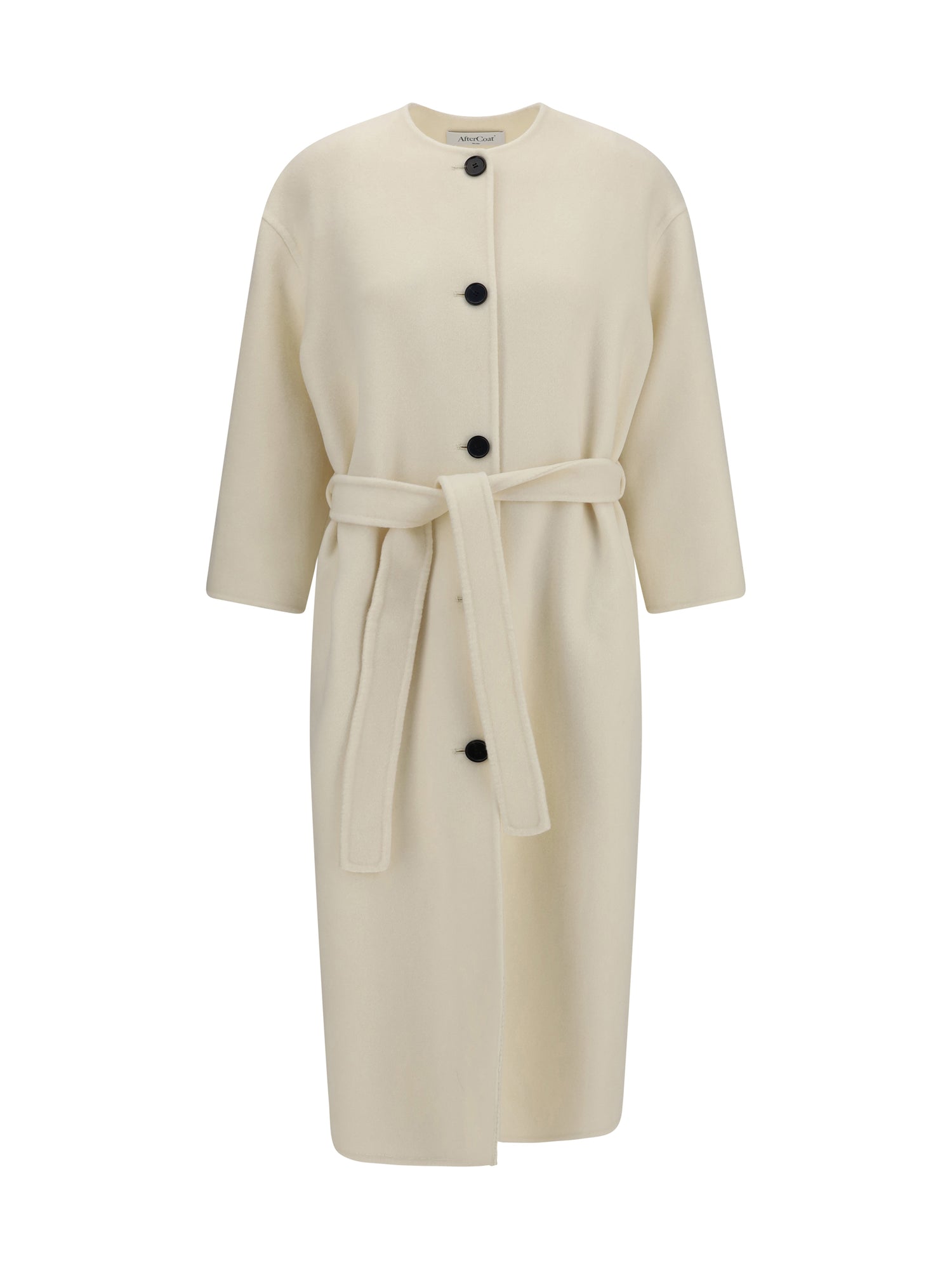 AFTERCOAT 42 knotted long coat