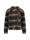galeane wool-blend short coat