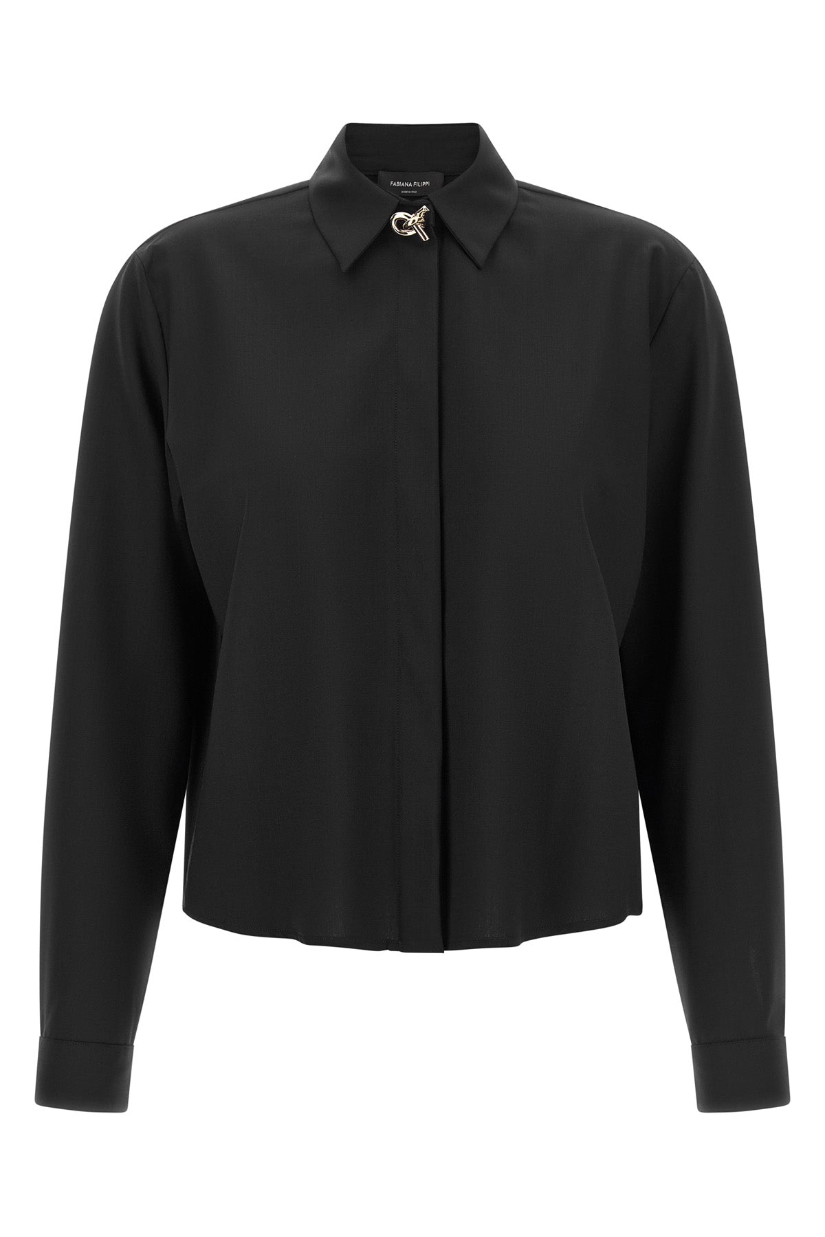 the fabiana filippi shirt defines a refined aesthetic through its square silhoue