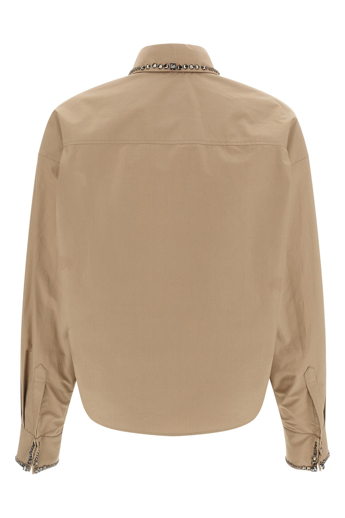 the fabiana filippi cropped shirt reinterprets the codes of classic tailoring th