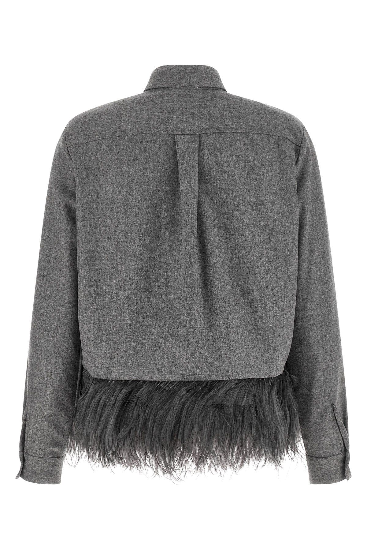 the fabiana filippi shirt redefines the codes of tailoring through an unexpected