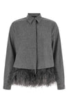 the fabiana filippi shirt redefines the codes of tailoring through an unexpected