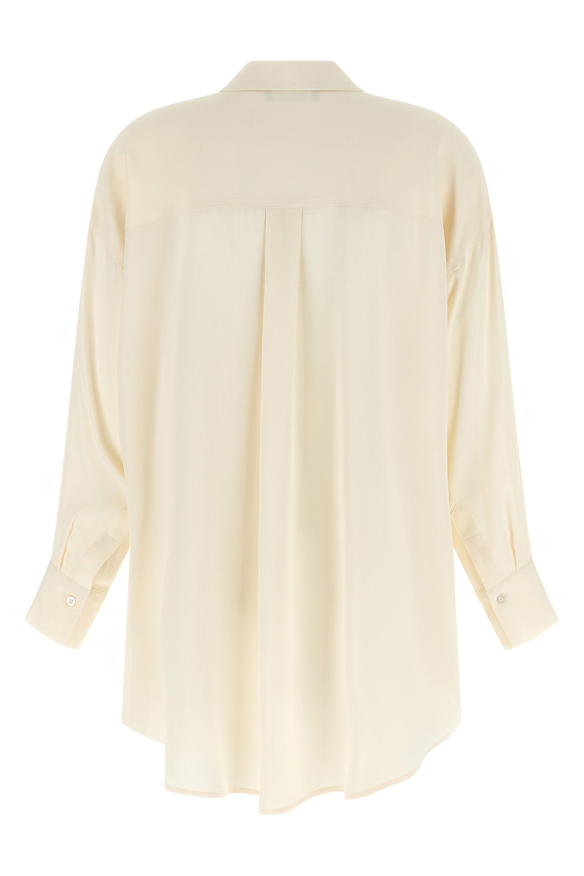 fluid silk blend shirt